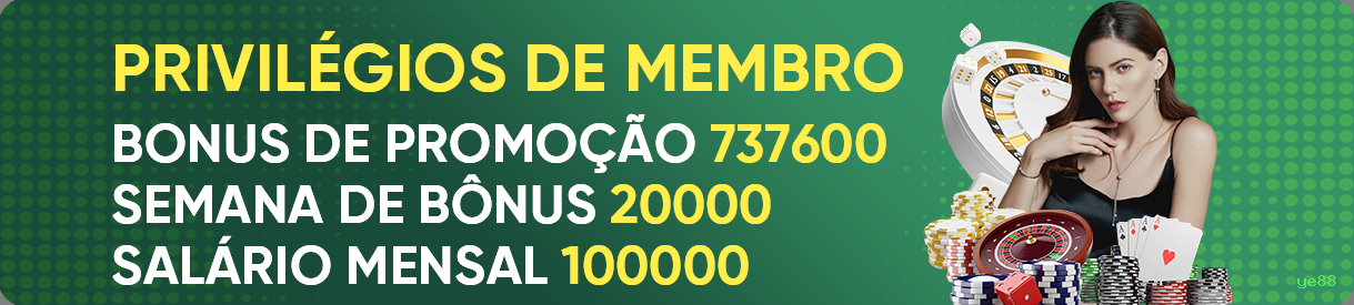 Bônus boas-vindas ye88 R$100